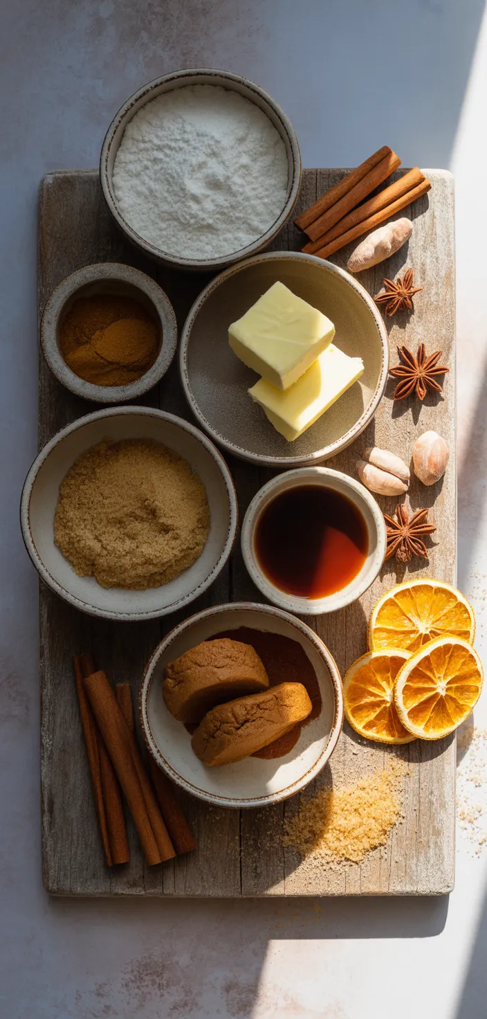 Ingredients photo for Easy Soft Gingerbread Cookies Recipe
