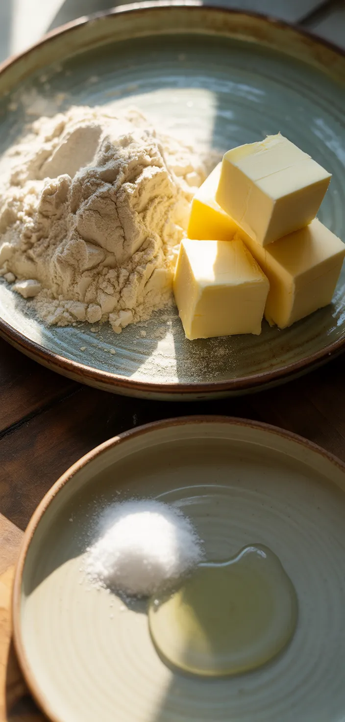 Ingredients photo for How To Make A Quick And Easy Flaky Pie Crust Recipe
