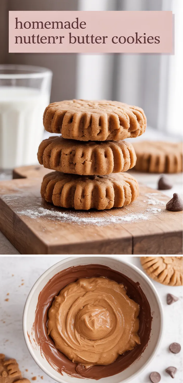 A photo of Homemade Nutter Butter Cookies Recipe