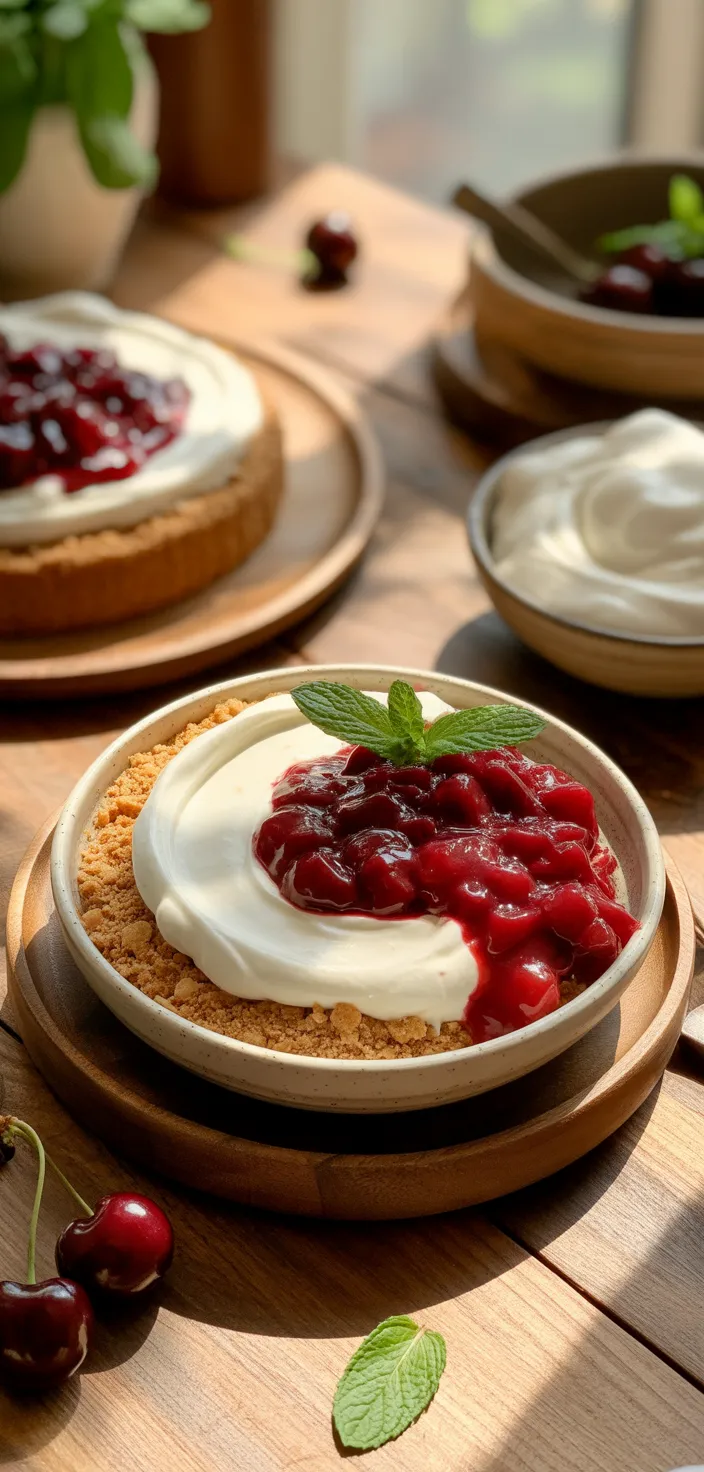 Ingredients photo for No Bake Cheesecake Parfait With Cherry Pie Filling Recipe