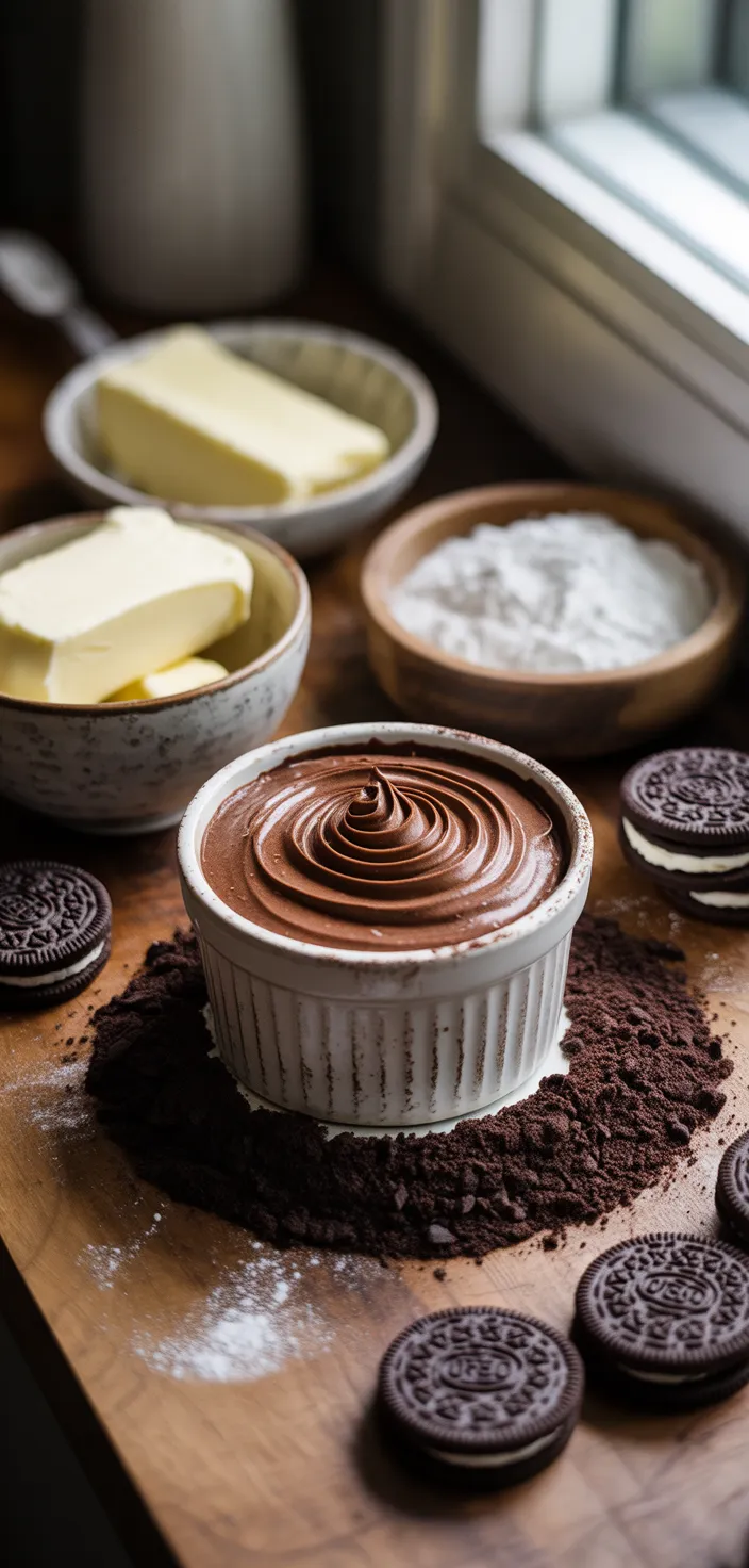 Ingredients photo for Oreo Dirt Cake Recipe