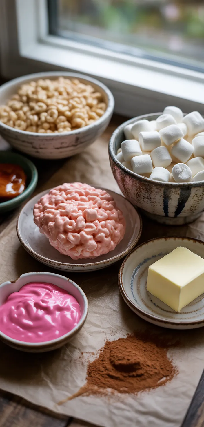 Ingredients photo for Rice Krispies Treat Marshmallow Brains Recipe