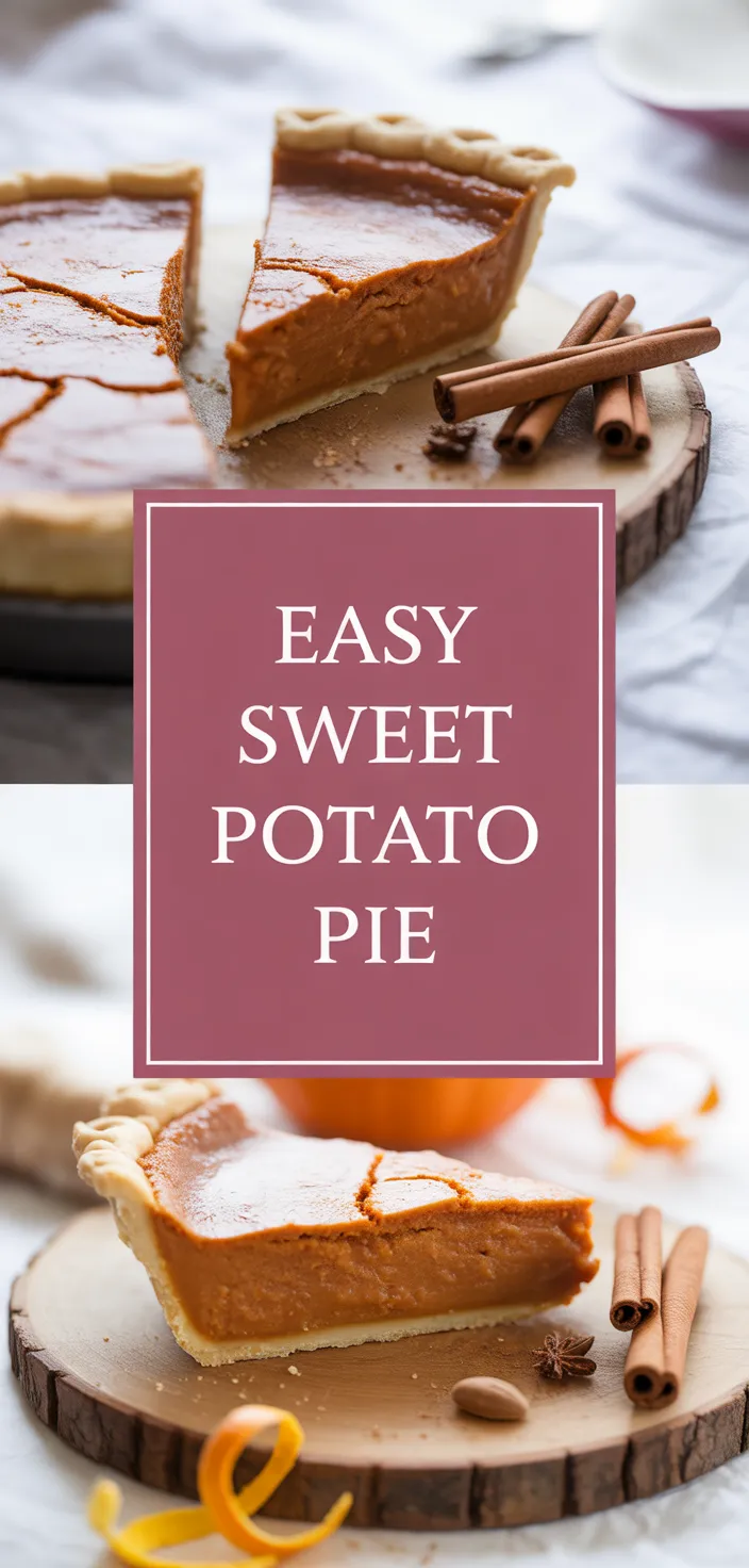 A photo of Easy Sweet Potato Pie Recipe