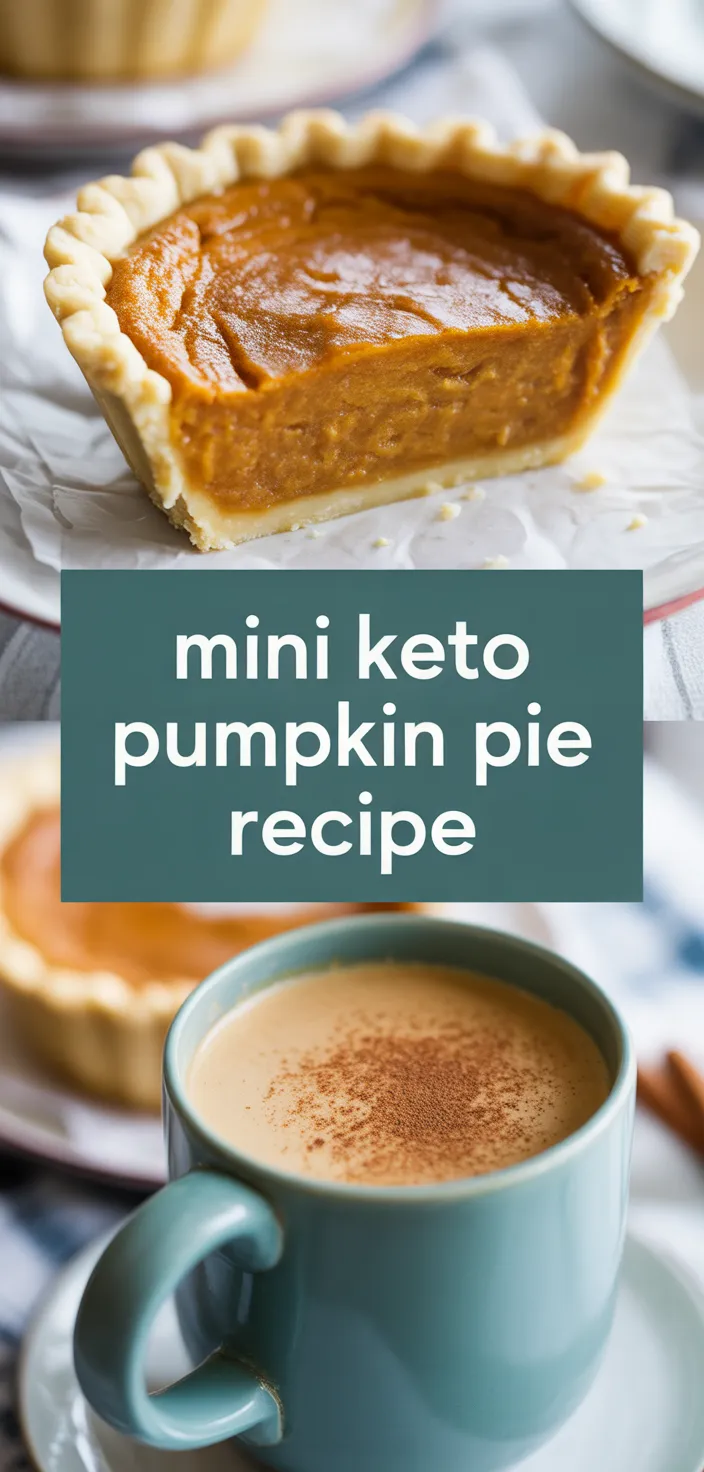 A photo of Mini Keto Pumpkin Pie Recipe