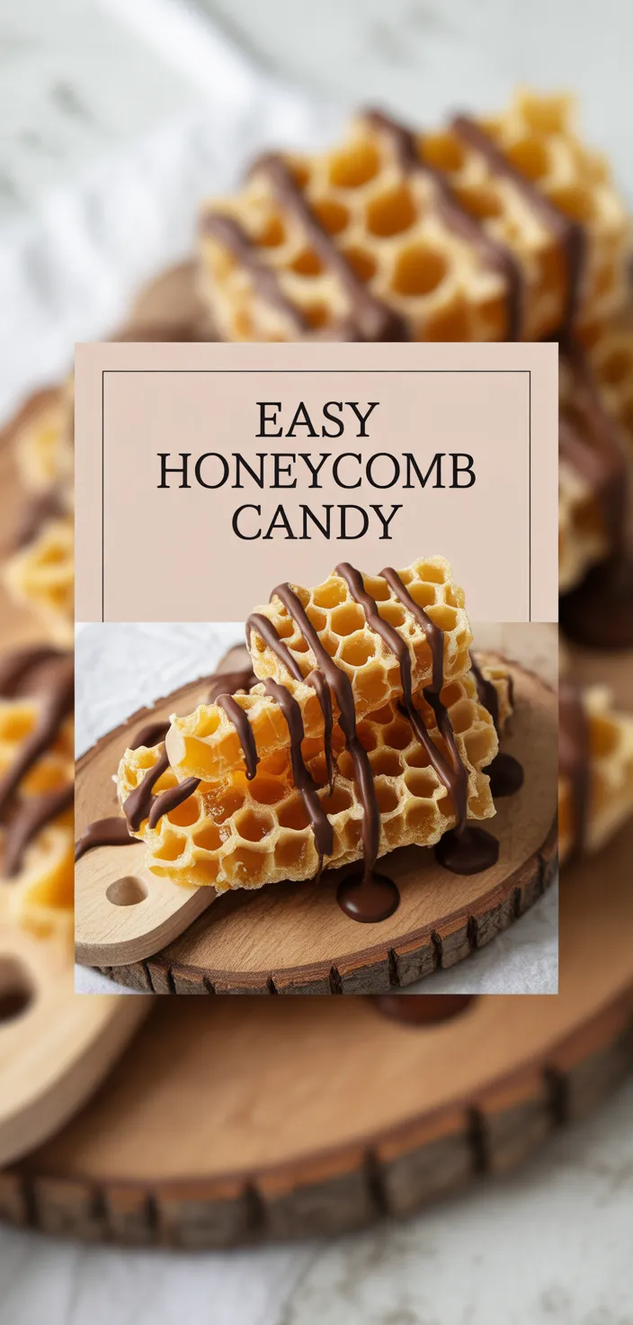 A photo of Easy Honeycomb Candy Recipe