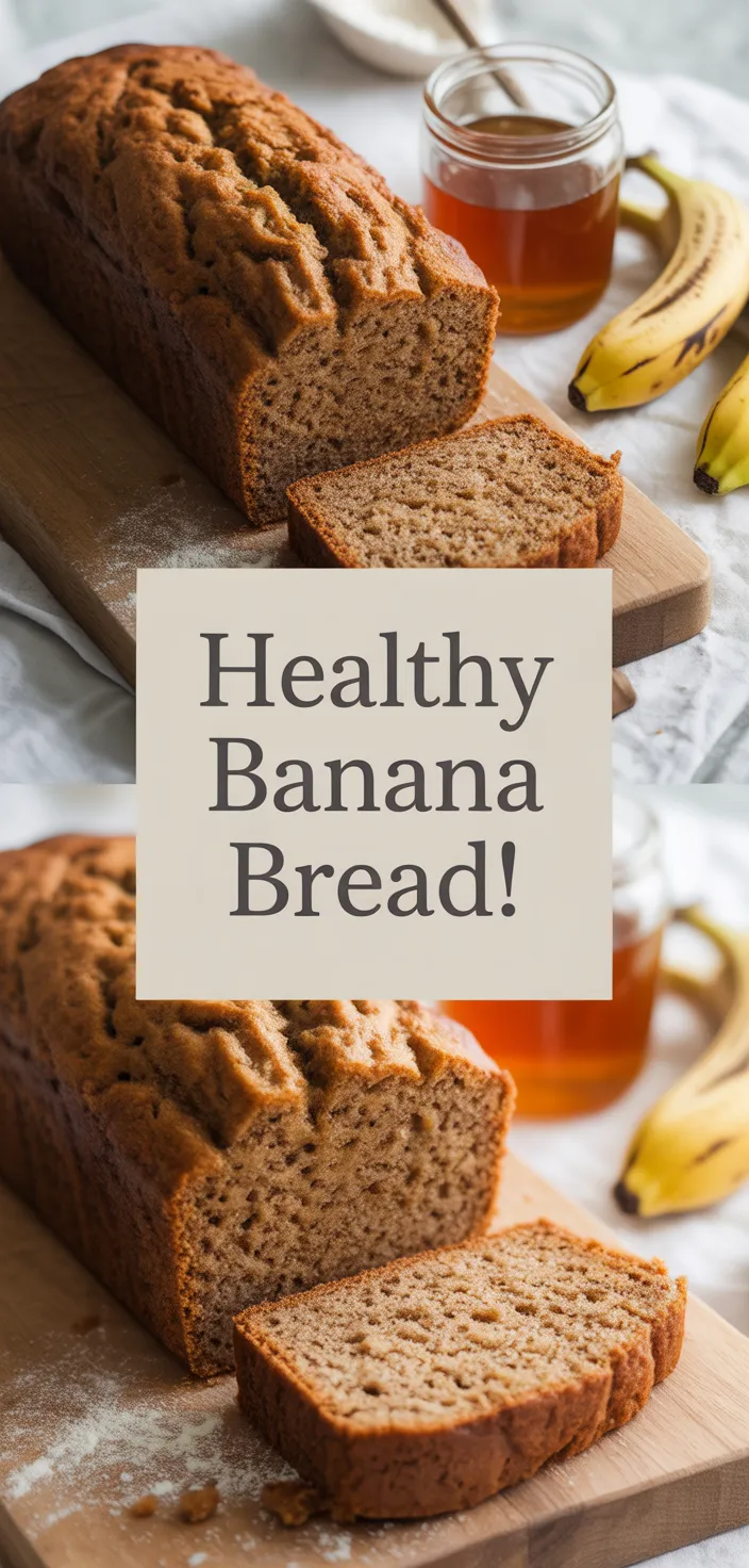 A photo of Healthy Banana Bread! Recipe