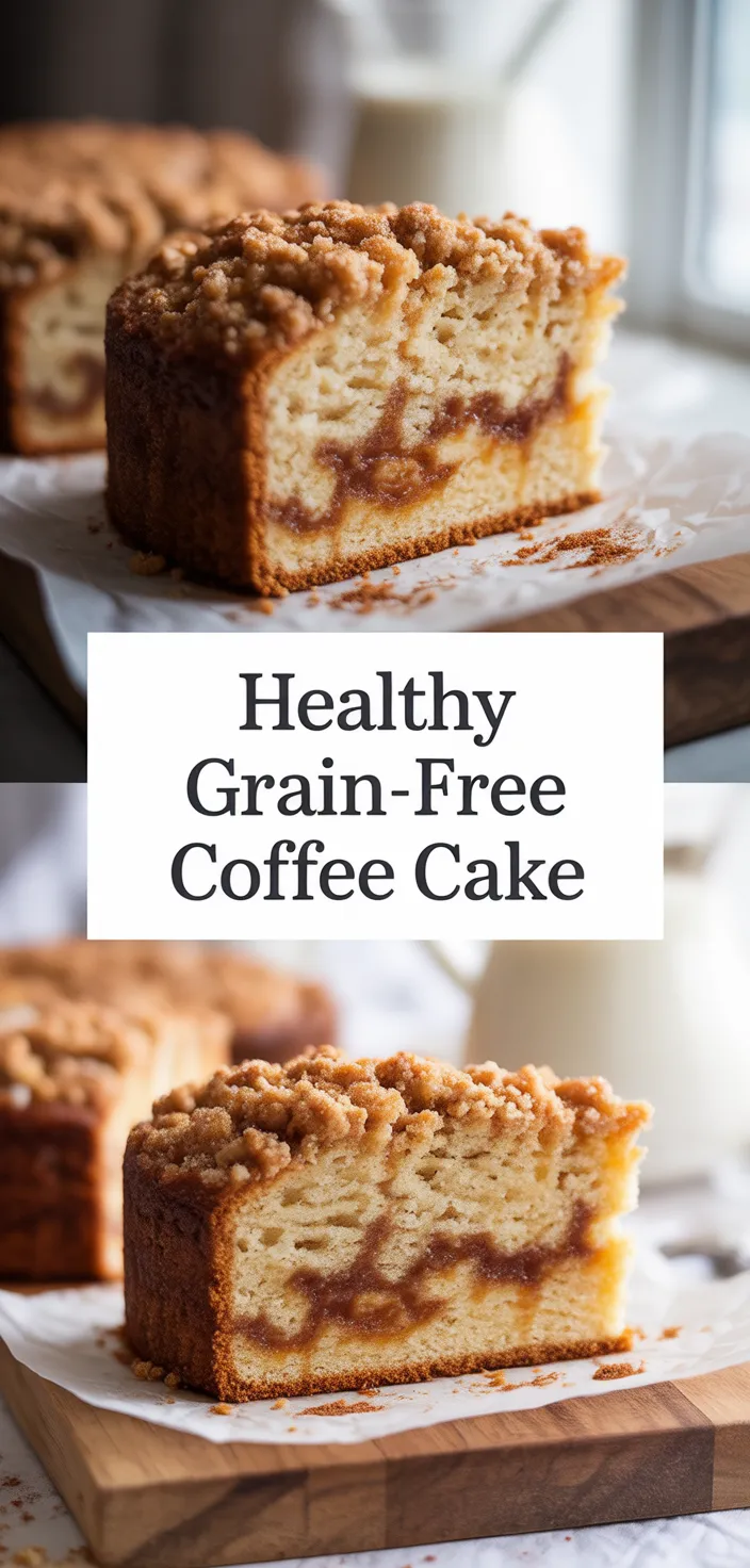 A photo of Healthy Starbucks Coffee Cake Recipe (grain Free + A Dairy Free Option!)