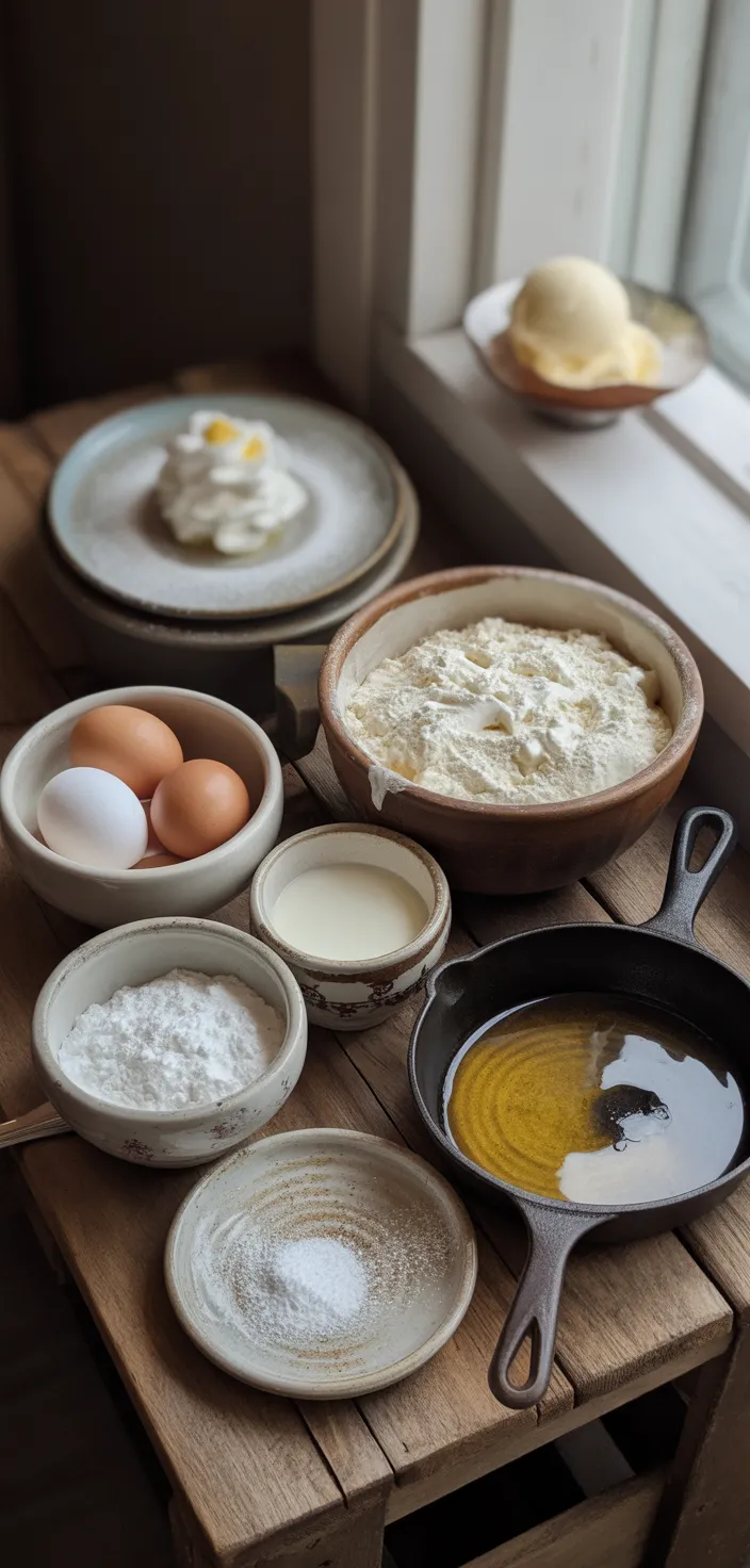 Ingredients photo for Easy Funnel Cake Recipe