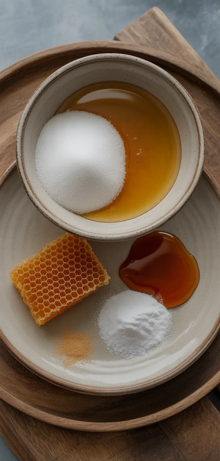 Ingredients photo for Easy Honeycomb Candy Recipe