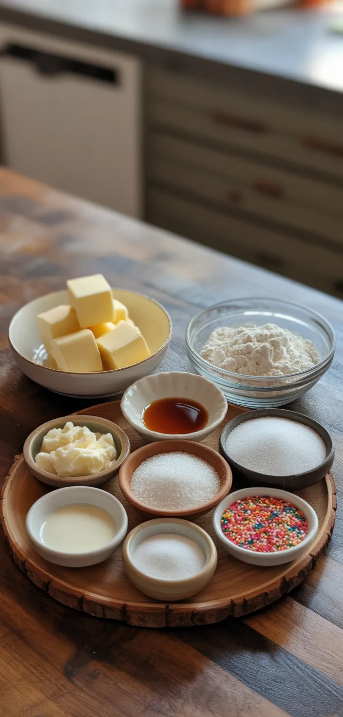 Ingredients photo for Edible Sugar Cookies Dough Recipe