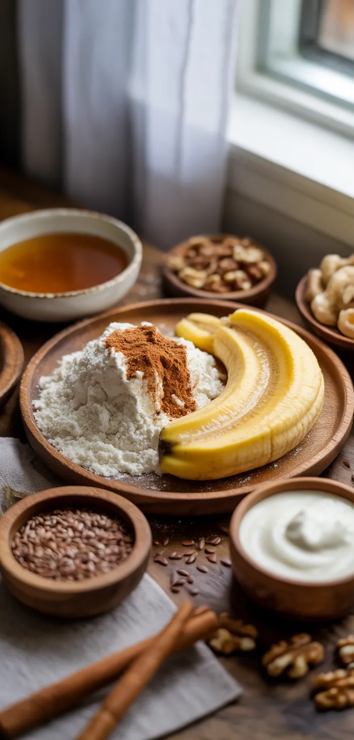 Ingredients photo for Healthy Banana Bread! Recipe