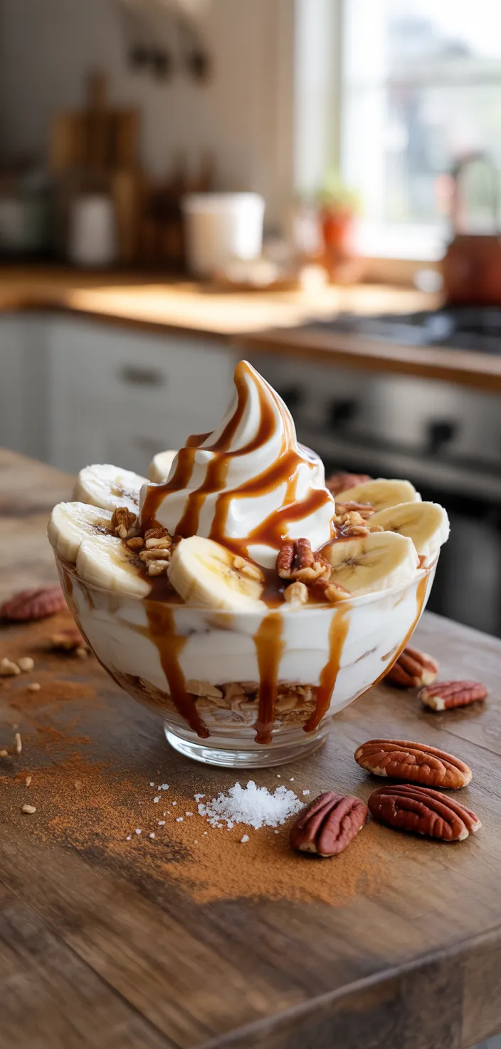 Ingredients photo for Salted Caramel Banana Yogurt Bowl Recipe