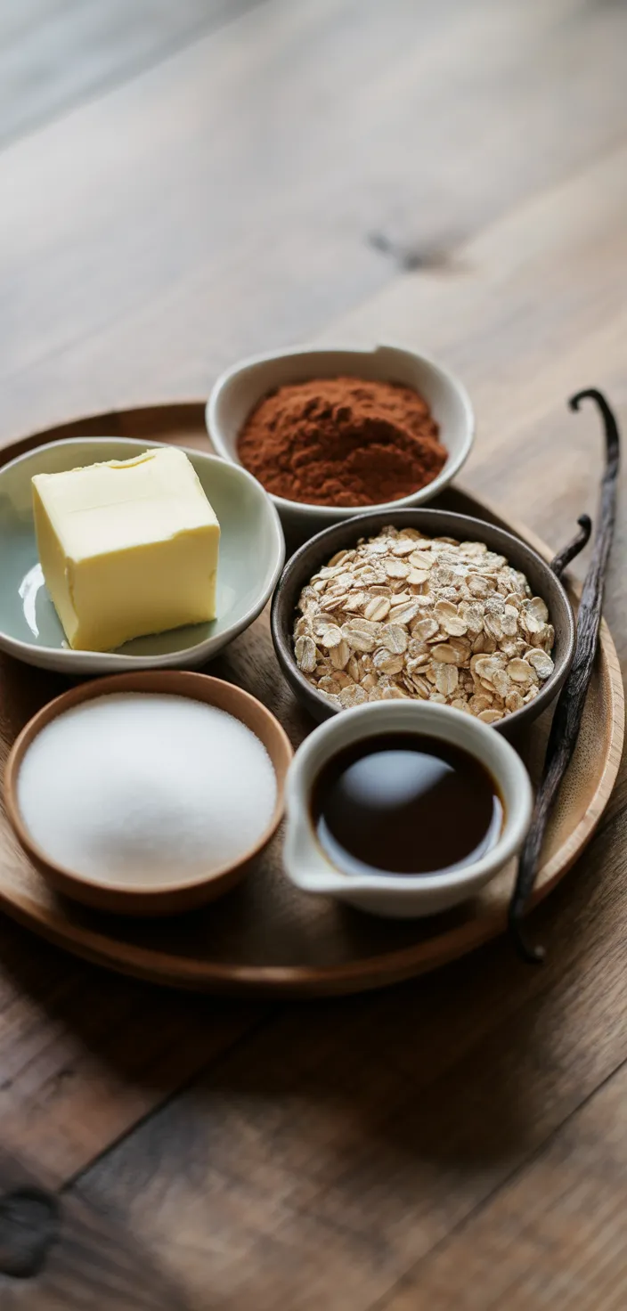 Ingredients photo for Swedish Chocolate Balls Recipe (Chokladbollar)