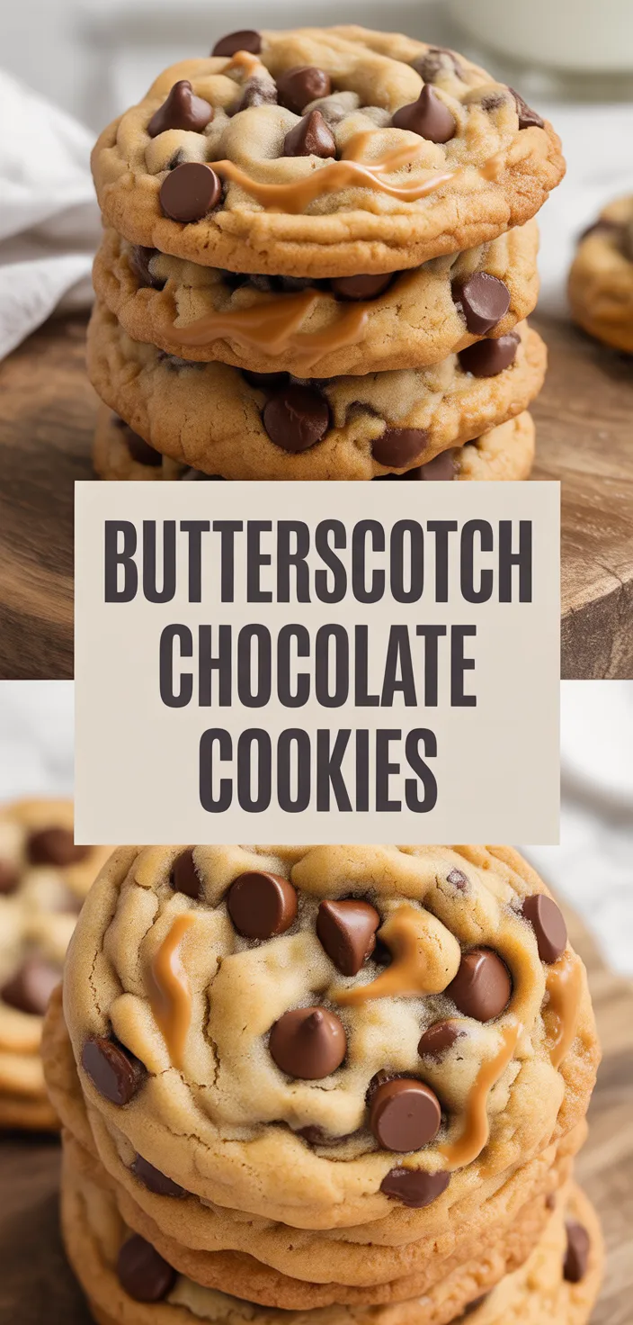 A photo of Best Ever Butterscotch Chocolate Chip Cookies Recipe