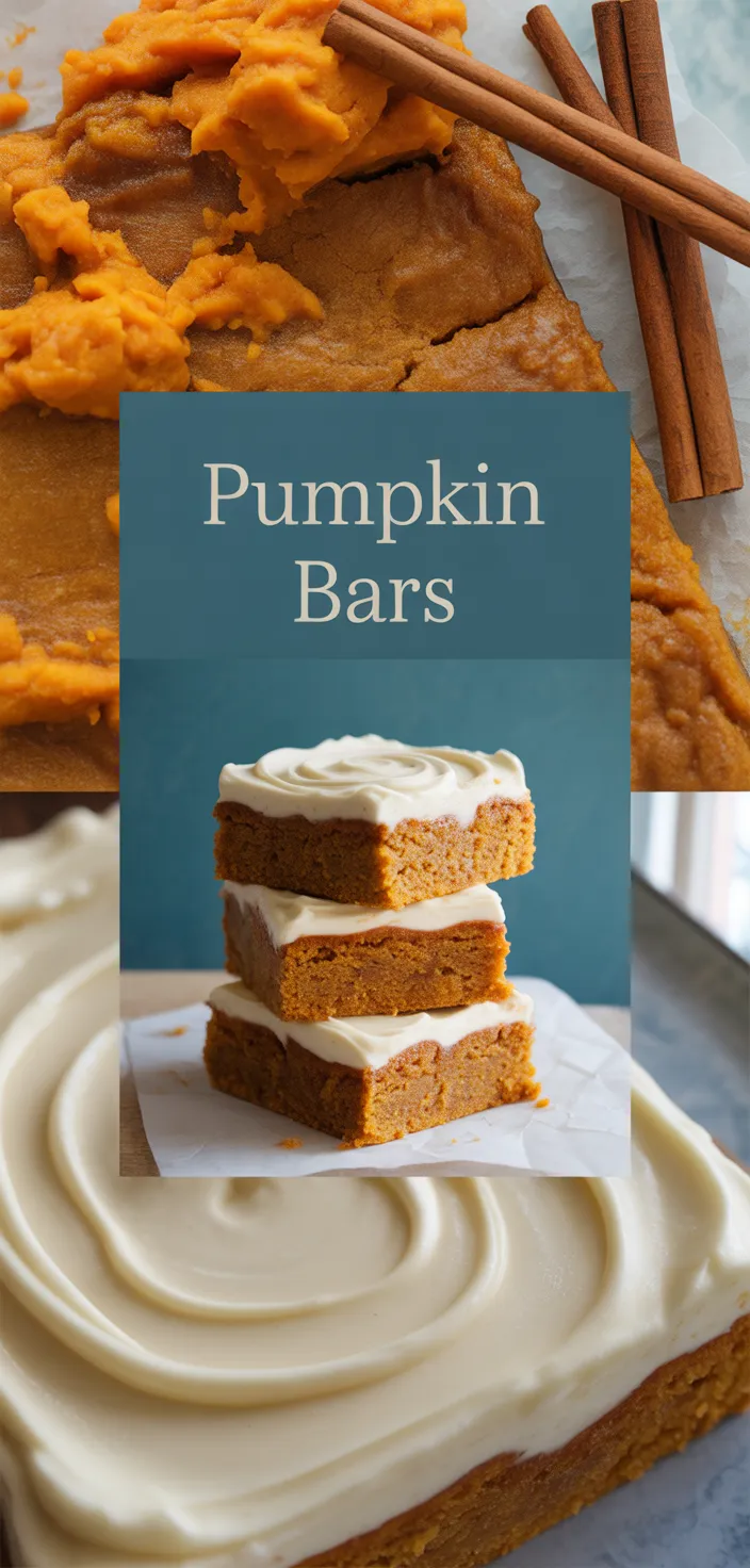 A photo of Pumpkin Bars Recipe