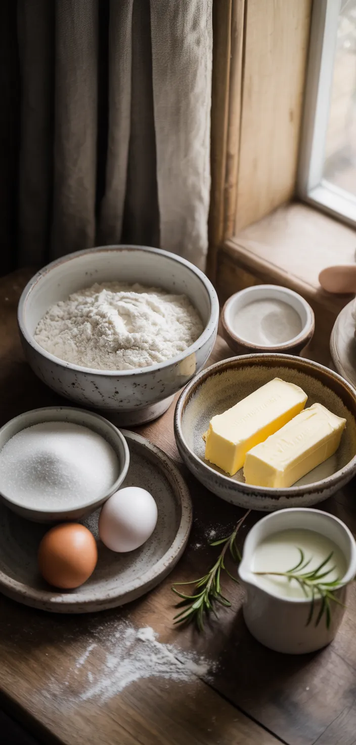 Ingredients photo for Vanilla Cupcakes Recipe
