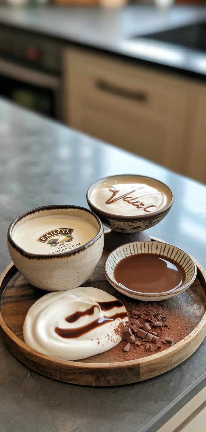 Ingredients photo for Baileys Chocolate Martini Recipe