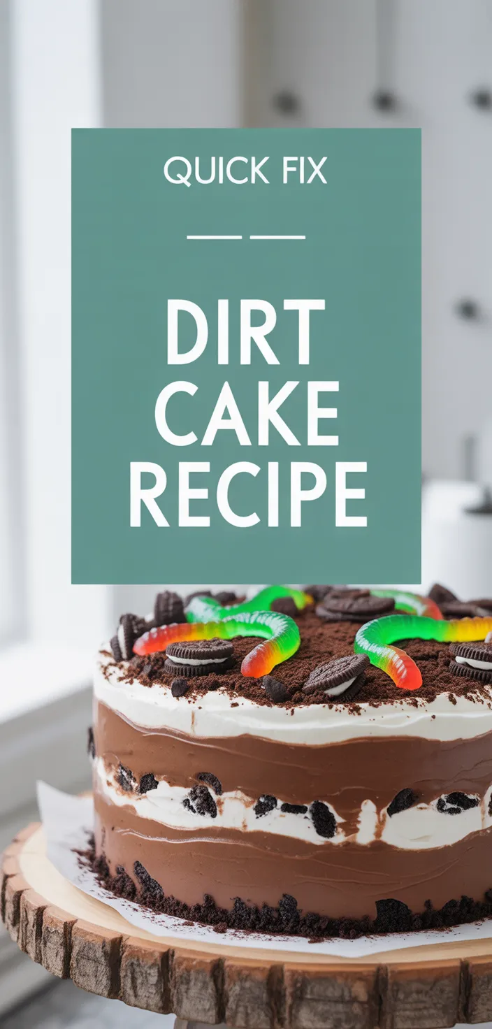 A photo of Dirt Cake Recipe