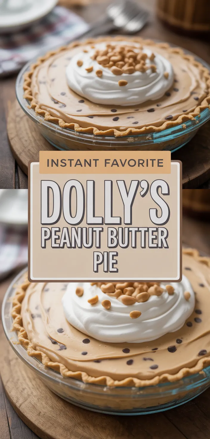 A photo of Dolly Parton's Easy Peanut Butter Pie Recipe