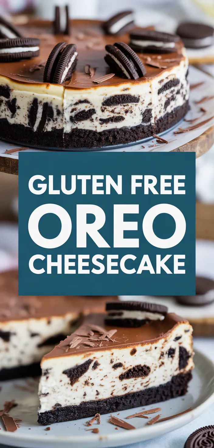 A photo of Gluten Free Oreo Cheesecake Recipe