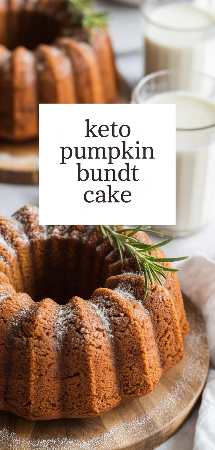 A photo of Keto Pumpkin Bundt Cake Recipe