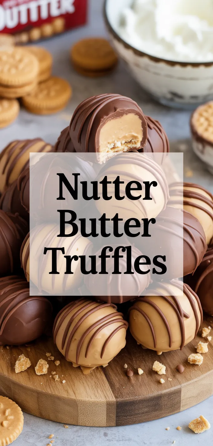 A photo of Nutter Butter Truffles Recipe