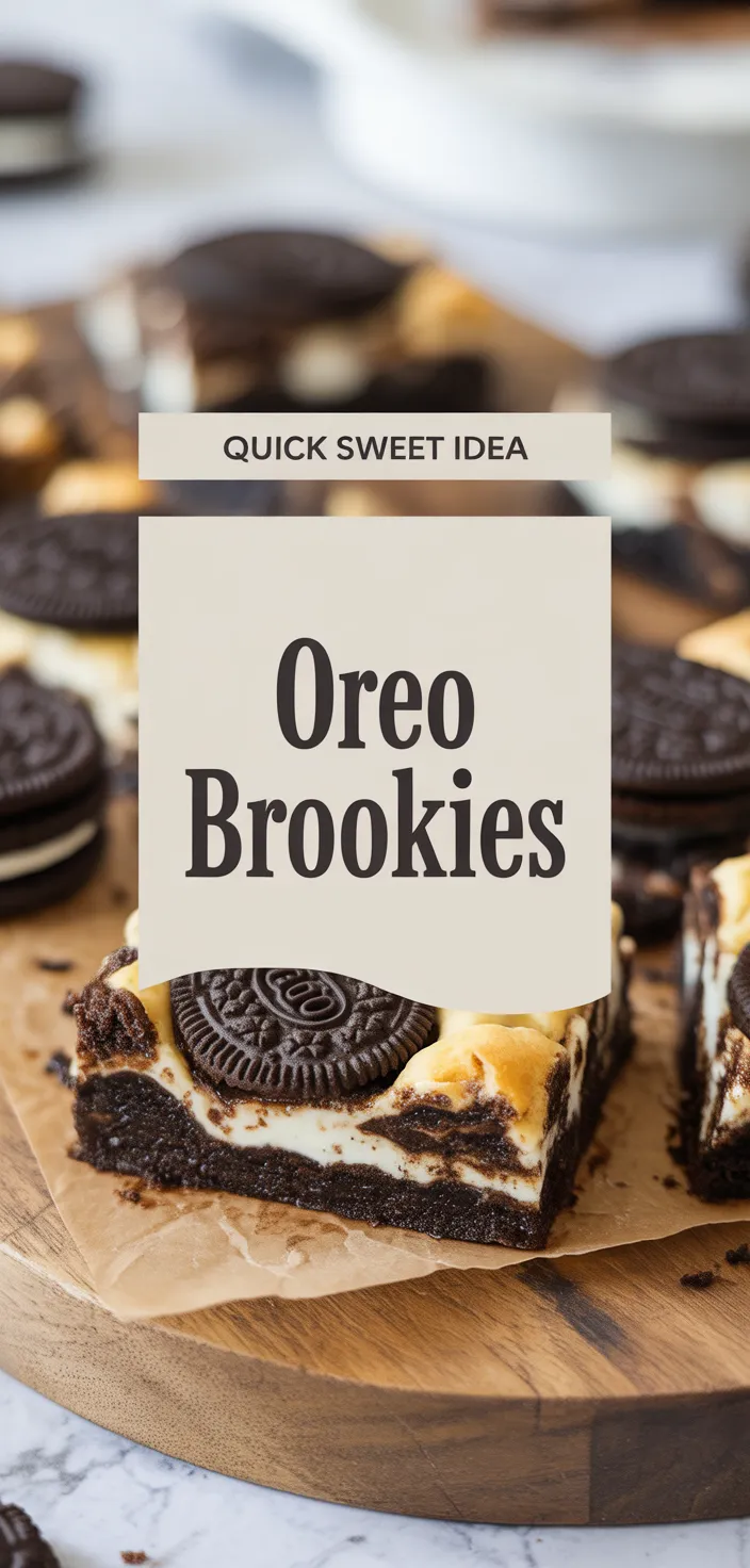 A photo of Oreo Brookies Recipe