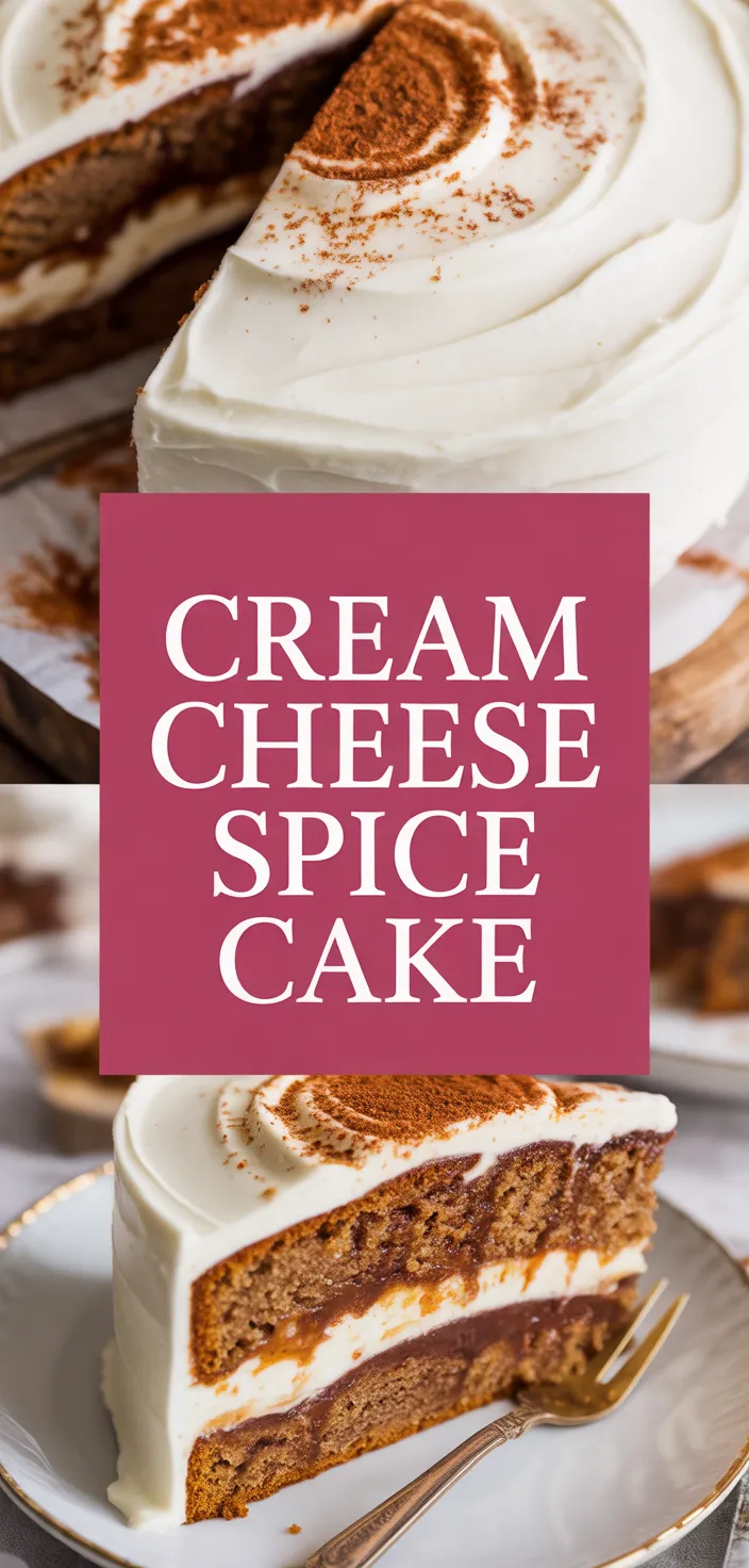 A photo of Spice Cake (BEST EVER! With Cream Cheese Frosting) Recipe