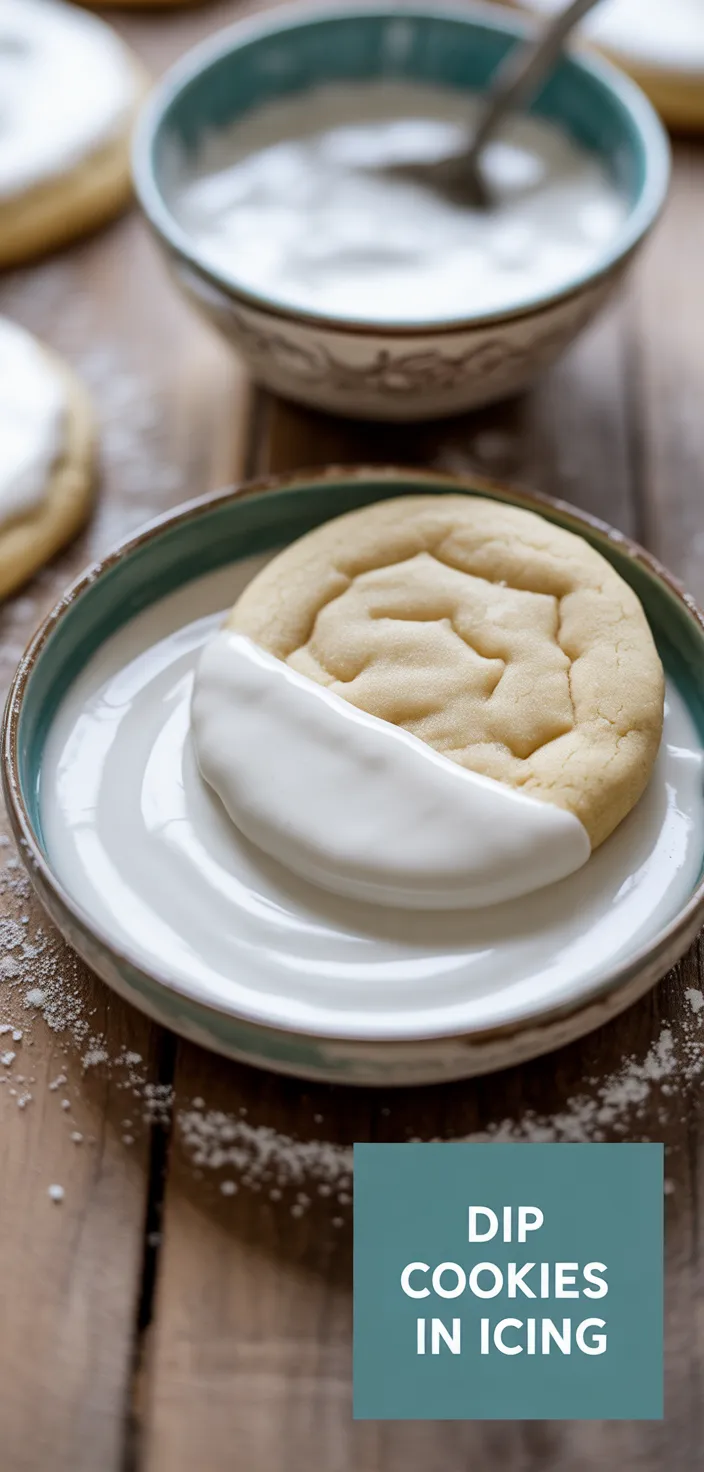 A photo of The Easiest Way To Decorate A Cookie: Dipping Cookies In Royal Icing Recipe