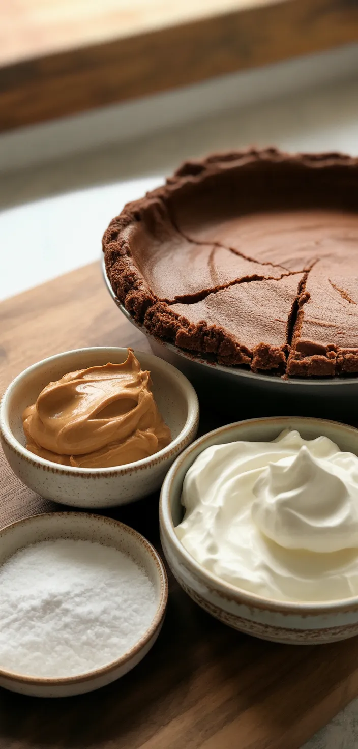 Ingredients photo for Dolly Parton's Easy Peanut Butter Pie Recipe