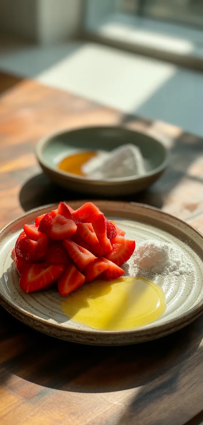 Ingredients photo for Easy Homemade Strawberry Sauce Recipe
