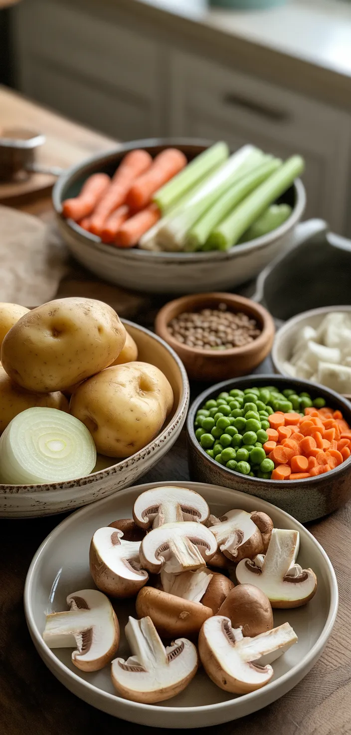 Ingredients photo for Easy Vegan Shepherd's Pie Recipe