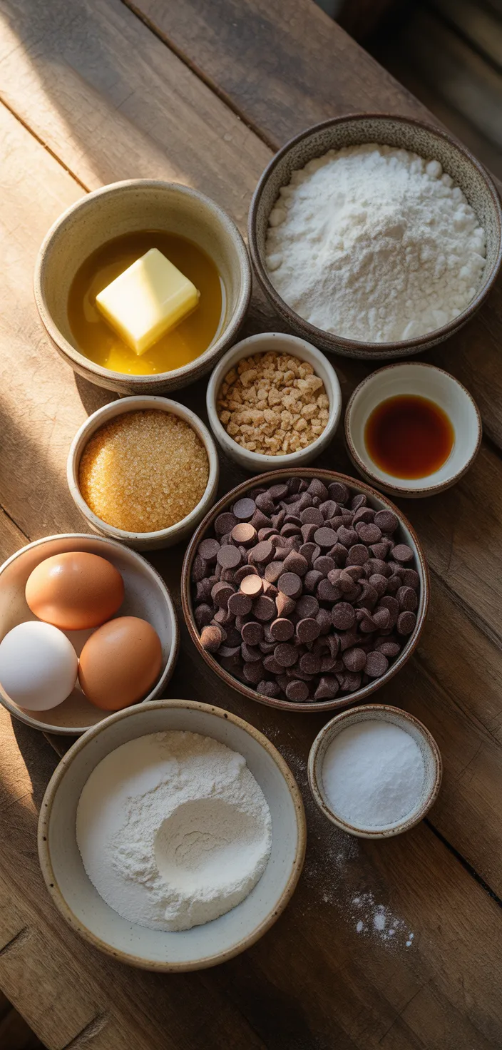 Ingredients photo for Everyday Chocolate Chip Cookies Recipe