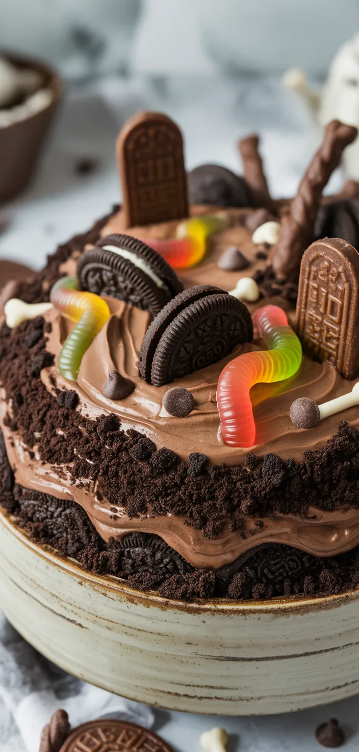 Ingredients photo for Graveyard Dirt Cake Recipe