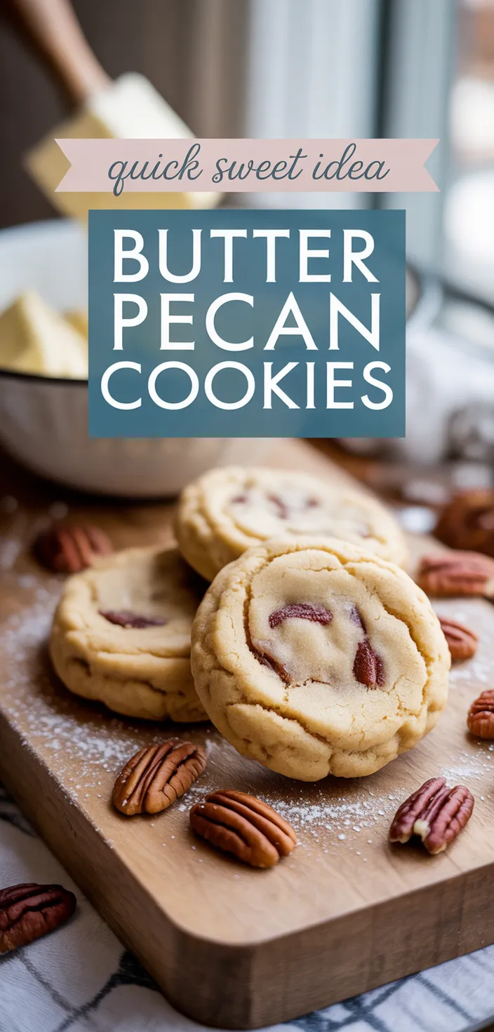 A photo of Butter Pecan Cookies Recipe