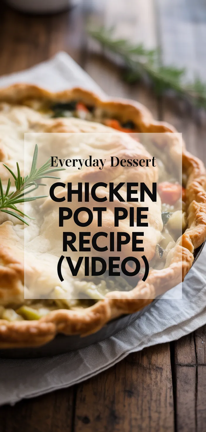A photo of Chicken Pot Pie Recipe (VIDEO)