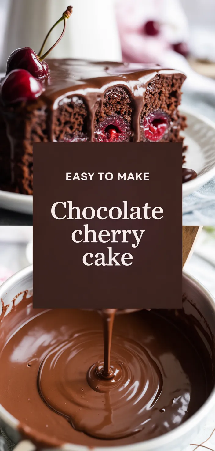 A photo of Chocolate Cherry Cake Recipe
