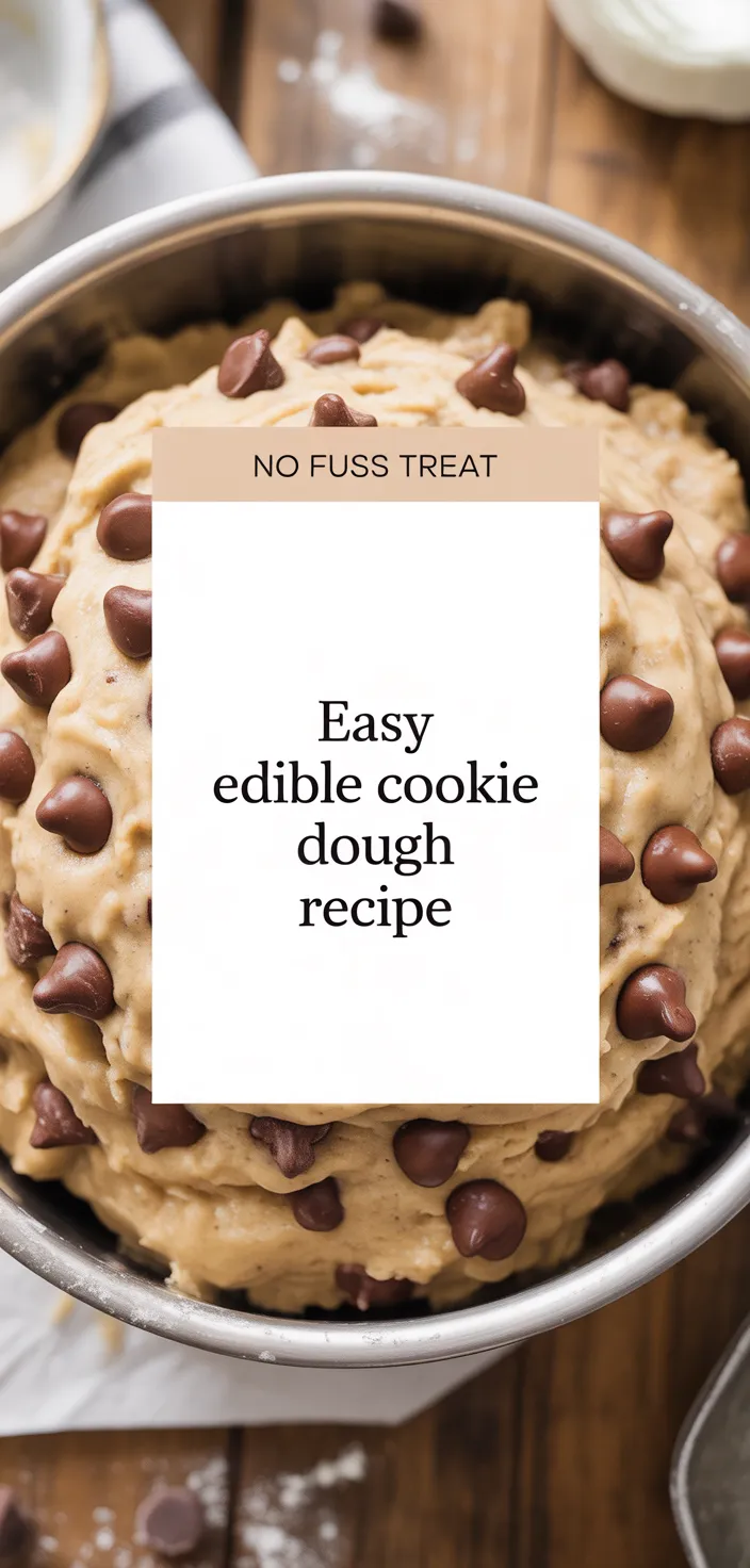 A photo of Easy Edible Cookie Dough Recipe