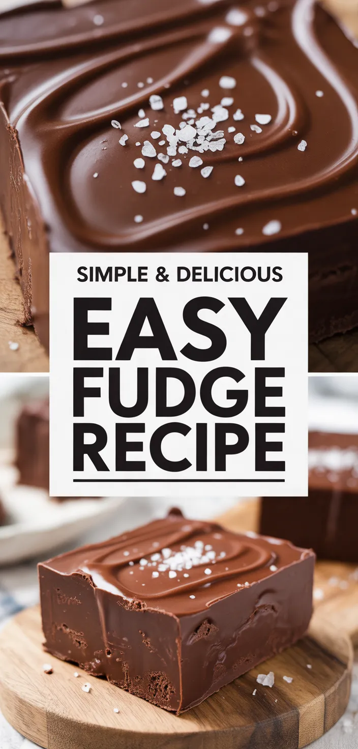 A photo of Easy Fudge Recipe