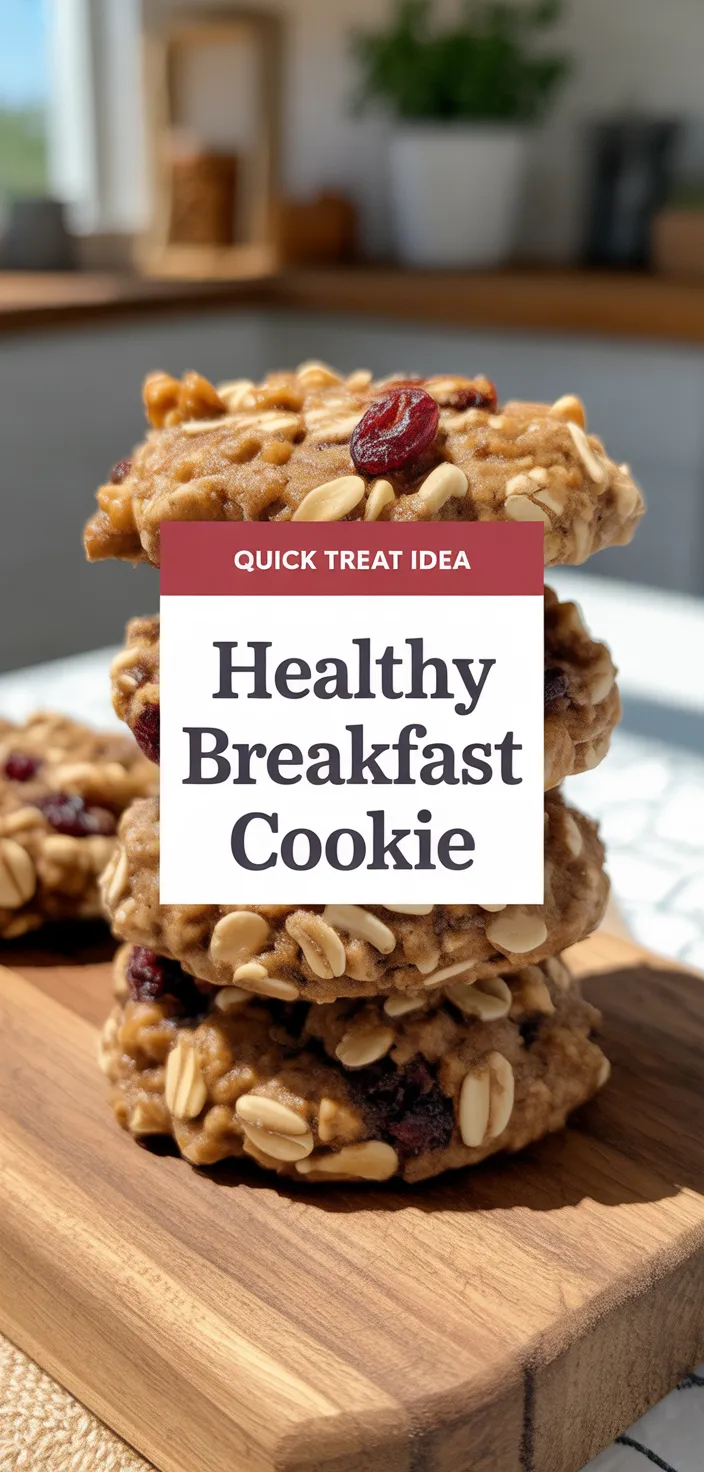 A photo of Healthy Breakfast Cookie Recipe
