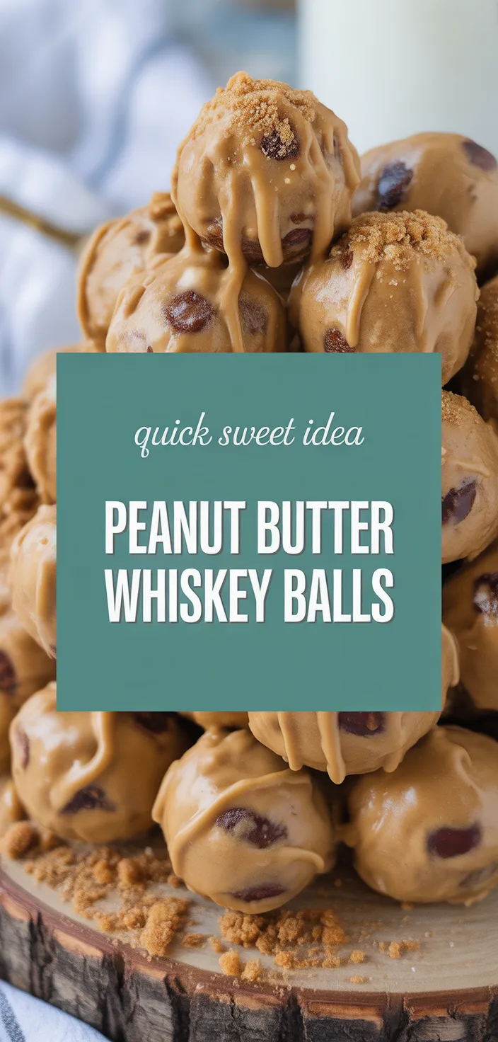 A photo of Peanut Butter Whiskey Balls Recipe
