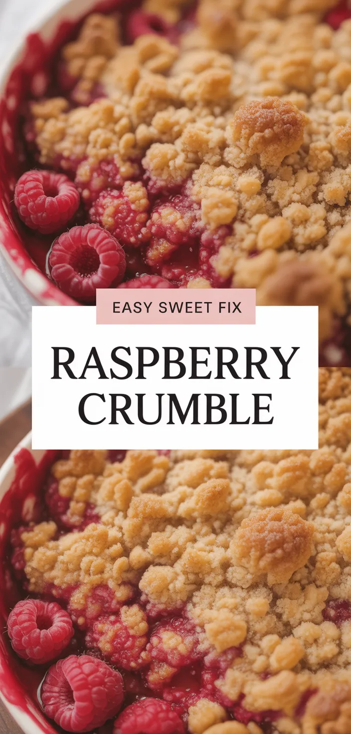 A photo of Raspberry Crumble Recipe