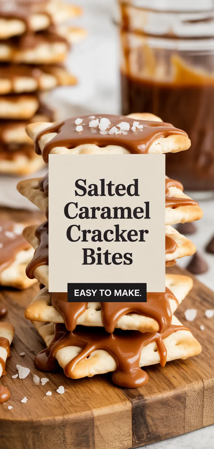 A photo of Salted Caramel Cracker Bites Recipe