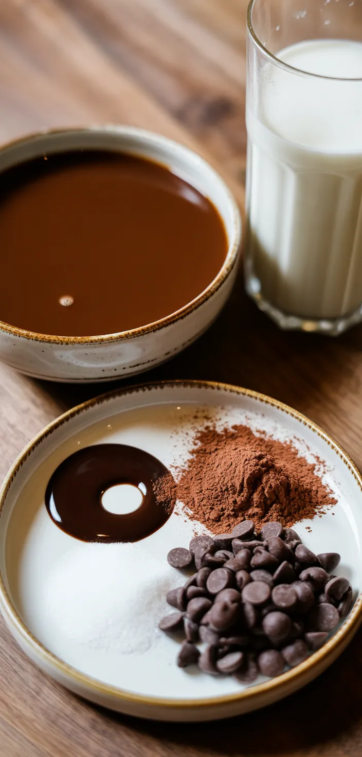 Ingredients photo for Double Chocolate Chip Frappuccino ☕ Recipe