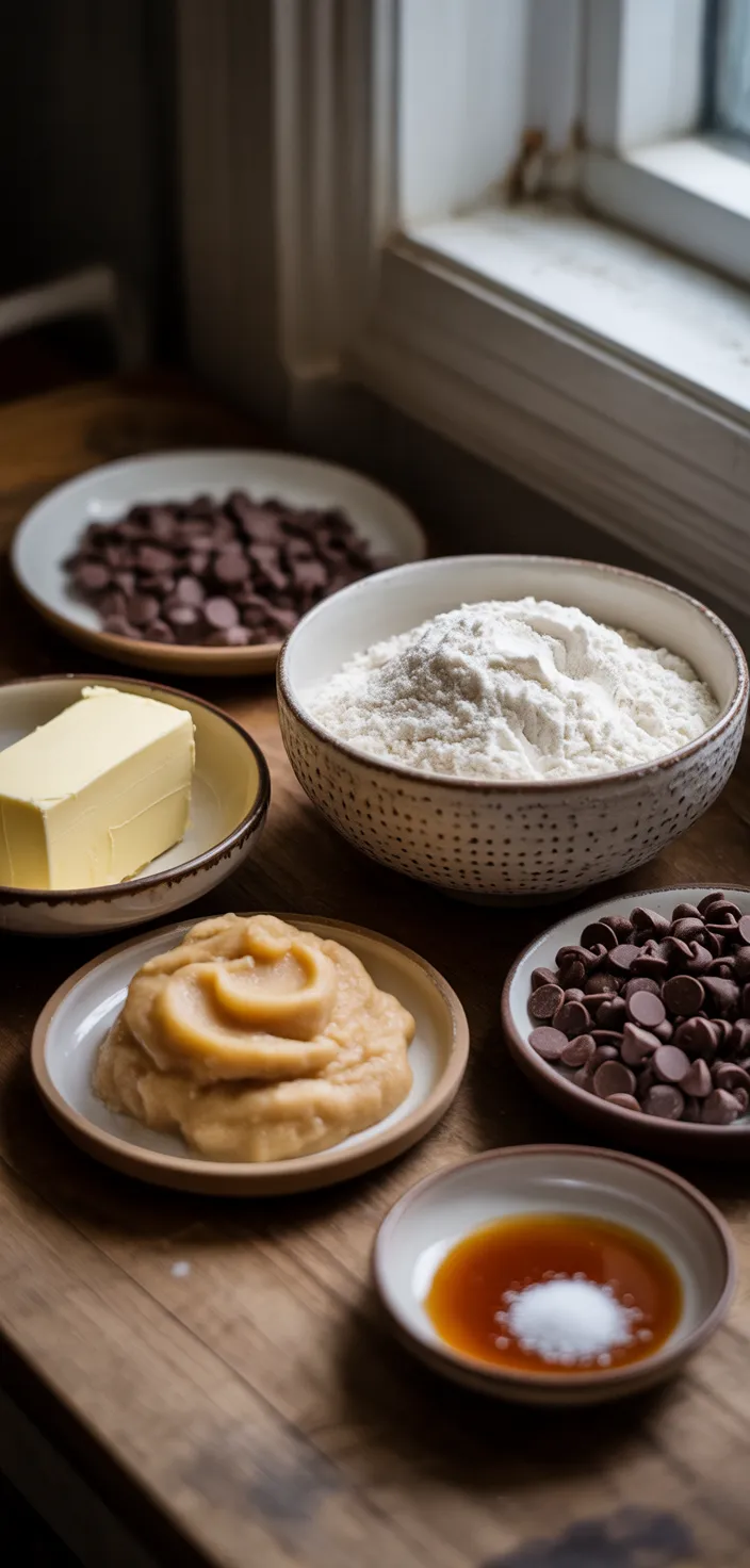 Ingredients photo for Easy Edible Cookie Dough Recipe