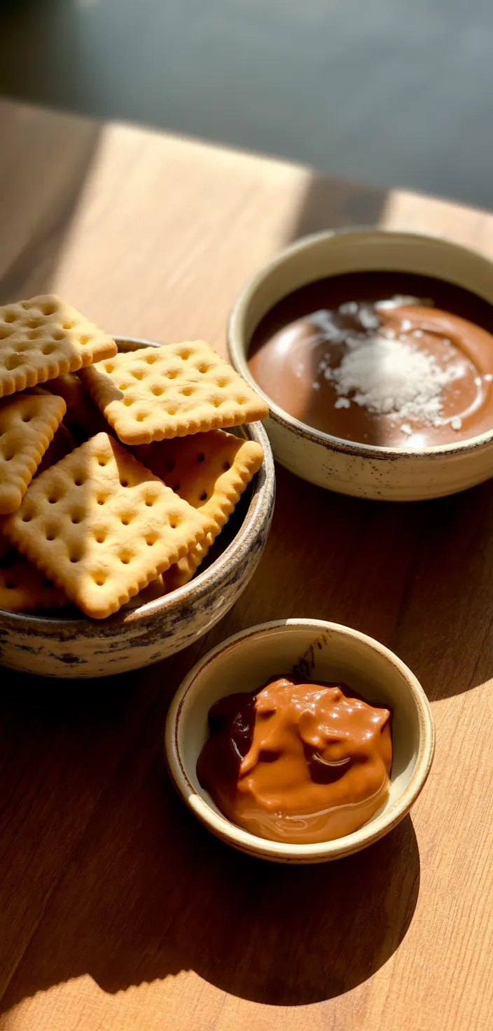 Ingredients photo for Salted Caramel Cracker Bites Recipe