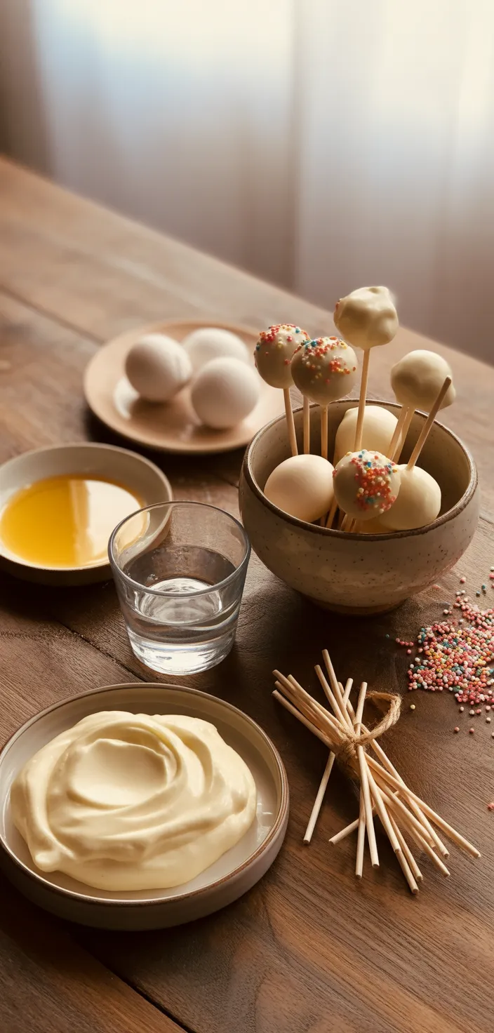 Ingredients photo for Starbucks Cake Pop Recipe (Easy Copycat)