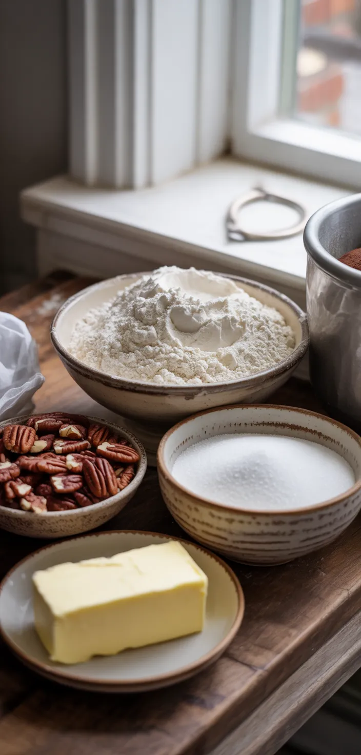 Ingredients photo for Texas Chocolate Sheetcake With Chocolate Pecan Frosting Recipe