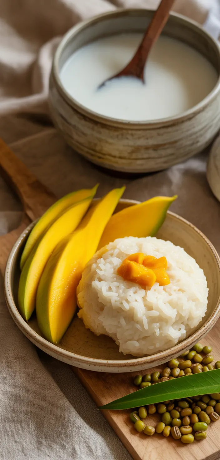 Ingredients photo for Thai Mango Sticky Rice Recipe
