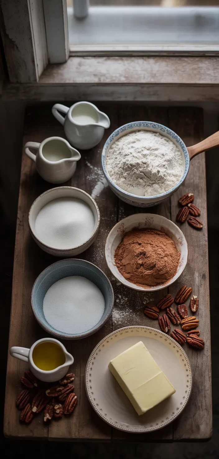 Ingredients photo for The BEST Chocolate Texas Sheet Cake Recipe